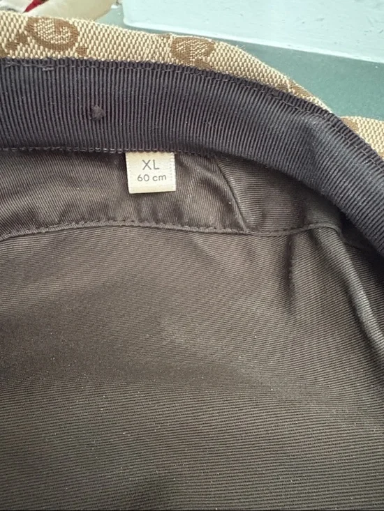 Gucci Beige and Brown GG Canvas Driving Cap - Picture 4 of 6